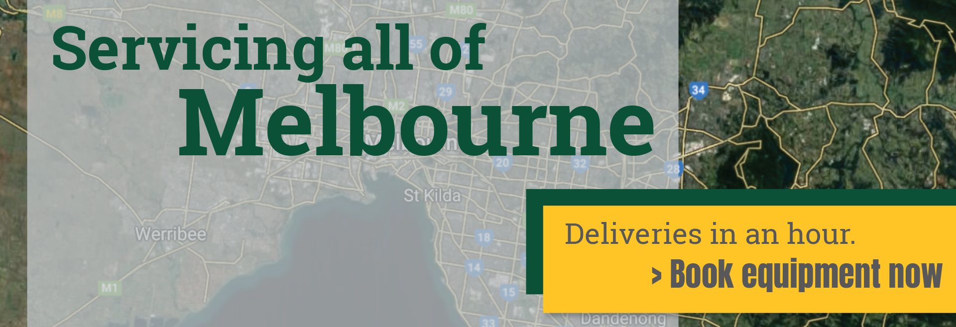 Servicing all of Melbourne