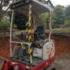 Excavator 1.1 ton - inside for hire in Melbourne