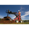 Dingo mini loader with post hole digger for hire in Melbourne