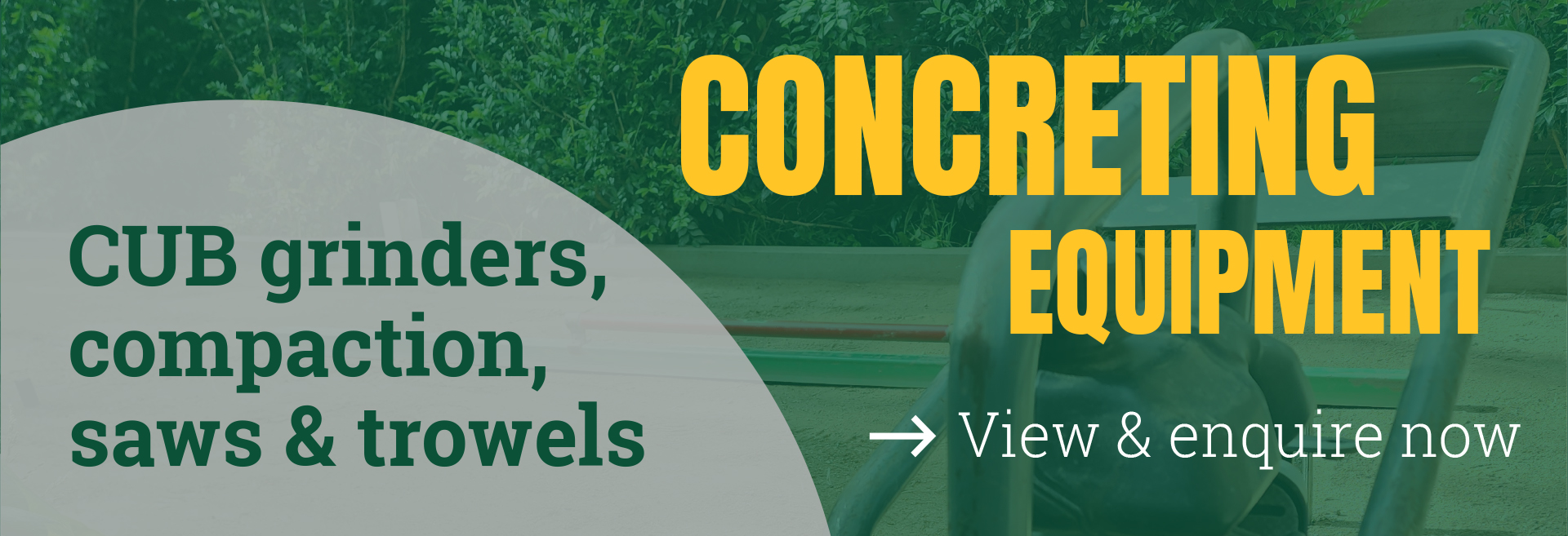 Concreting equipment - view now