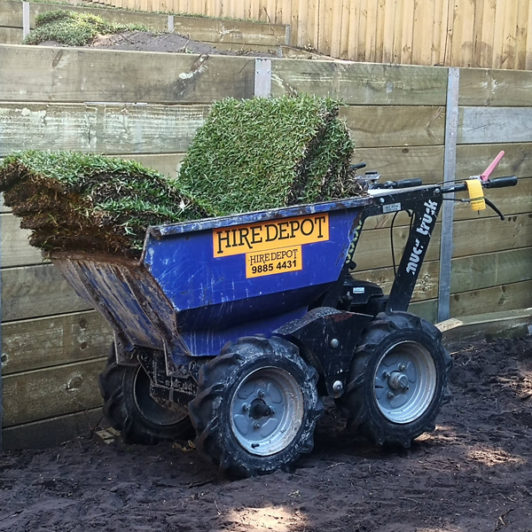 Motorised Wheelbarrow For Hire Melbourne HireDepot