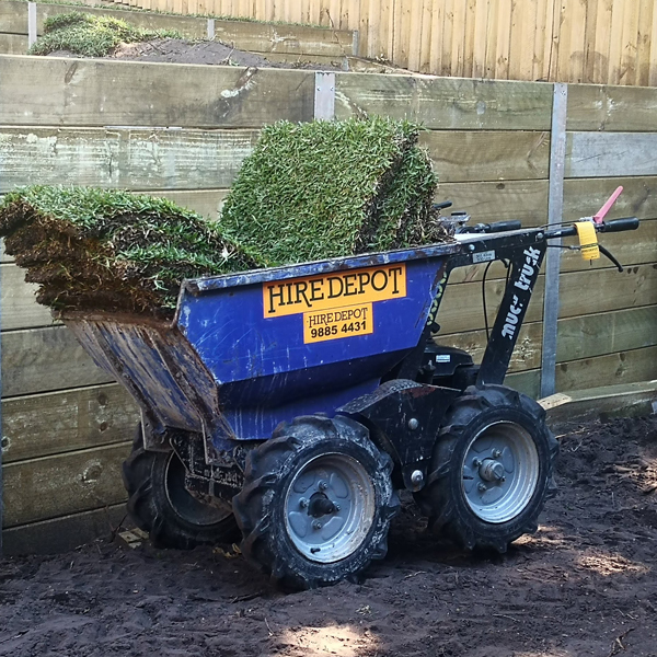 Motorised Wheelbarrow For Hire Melbourne HireDepot