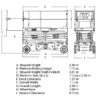 Scissor lift 7.9m - specifications for hire in Melbourne