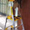 Platform ladder in use for hire in Melbourne