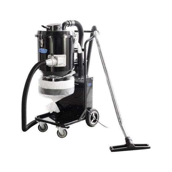 Concrete dust extraction vacuum