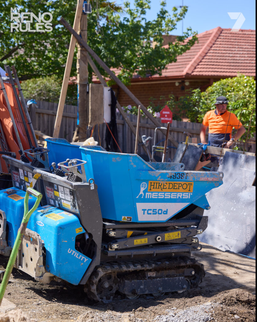 Tracked wheelbarrow - as seen on My Reno Rules